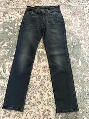 Levi's Dark Wash Straight Leg Jeans